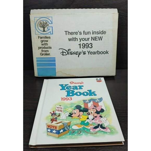 Disney's Year Book 1993 Picture Learning Comic Young Adults Hardcover Book - Picture 11 of 12